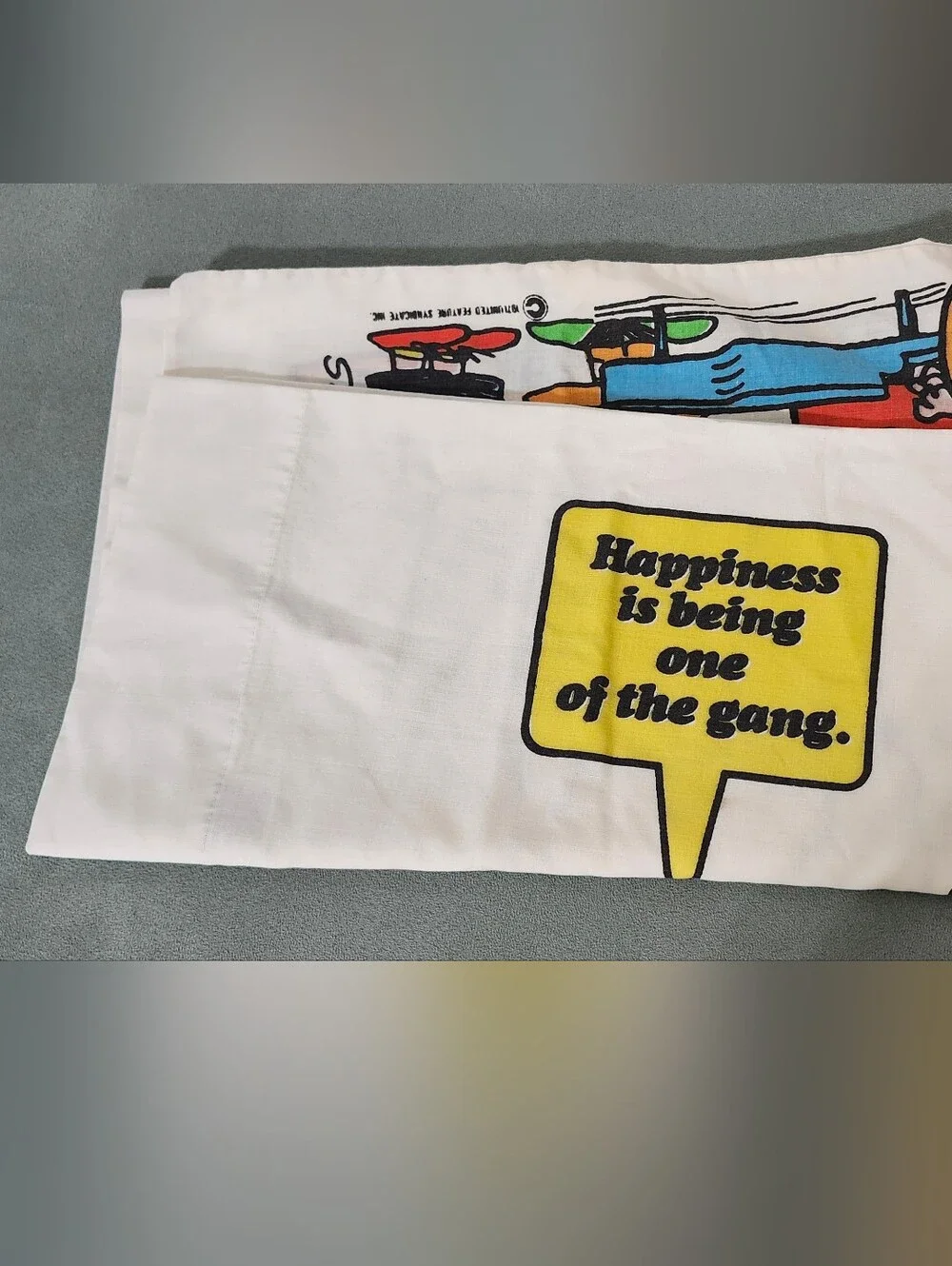 Peanuts White Tablecloth with Colorful Character Print